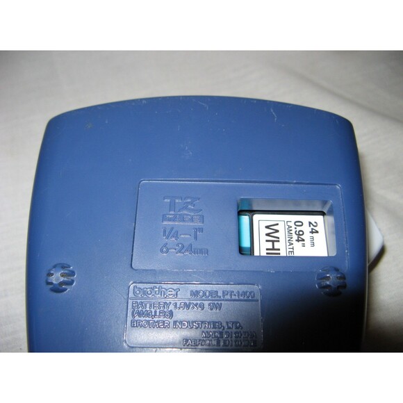 Brother P-Touch PT-1400 Label Maker Tested and Working w Labels & Batteries - Picture 5 of 7